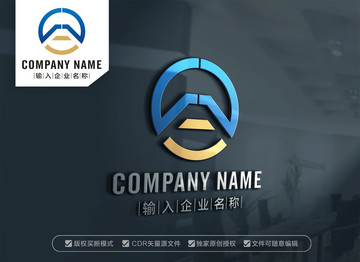 GA字母標志AG字母標志