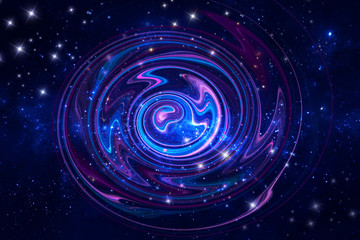 高清宇宙漩渦星空圖