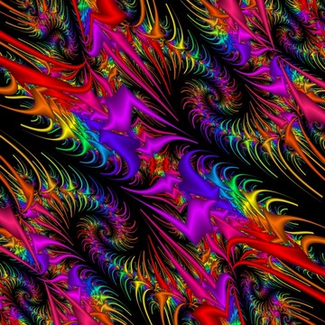 螺旋分形裝飾畫