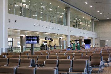 上海浦东机场二号航站楼内景