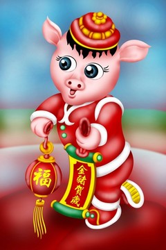 卡通豬