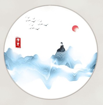禪意山水畫(huà)