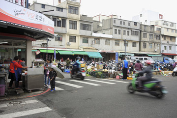 金门县金湖镇山外街景