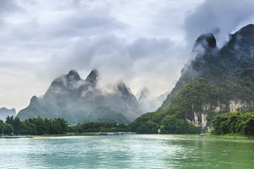 桂林漓江阳朔山水风光