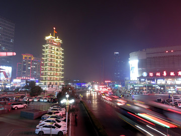 郑州二七纪念塔夜景