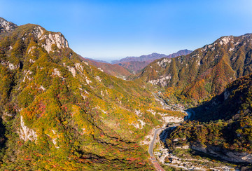 西安沣峪口秋景