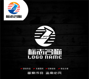 ZS字母标志科技logo