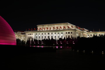 人民大会堂夜景