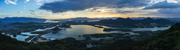 湘湖全景