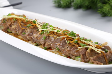 陳皮蒸牛肉