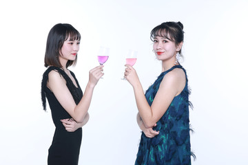 酒会美女高清摄影图