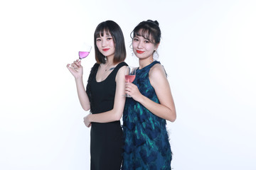 酒会美女高清摄影图