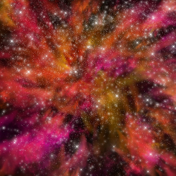 高清璀璨唯美星空裝飾畫