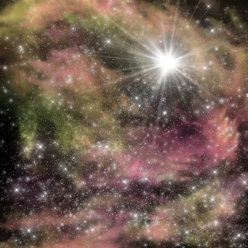 高清宇宙星空裝飾畫(huà)