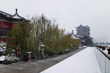 滕王阁雪景