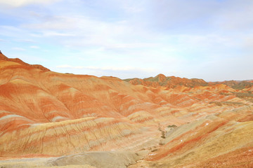 七彩山峰张掖丹霞