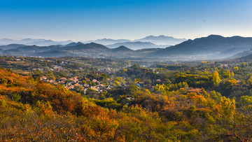 青岛九上沟山村风光