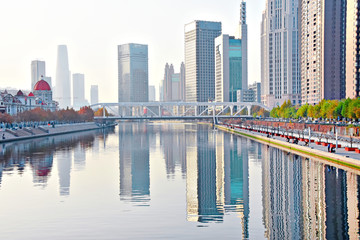 天津海河城市建筑