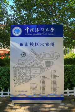 鱼山校区示意图