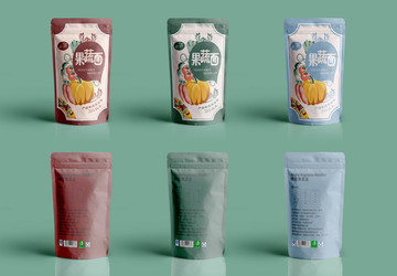 果蔬面包裝設(shè)計展開圖