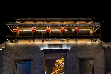 曹魏古城夜景