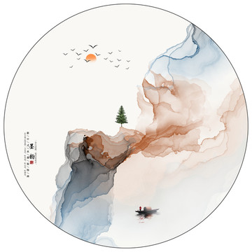 意境山水裝飾畫