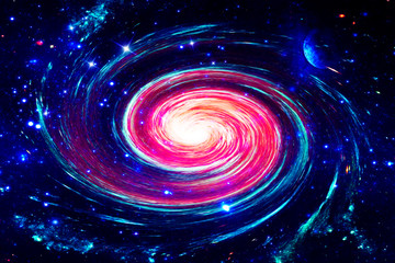 藍(lán)色漩渦星空