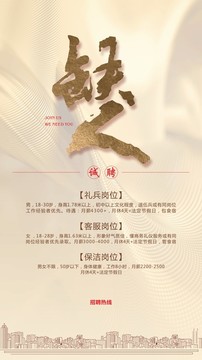 招聘單圖