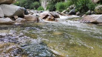 秦岭终南山溪水