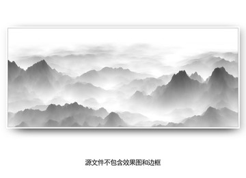 中式山水畫(huà)