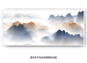 新中式意境山水装饰画