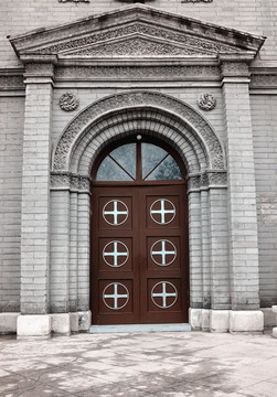 老教堂门
