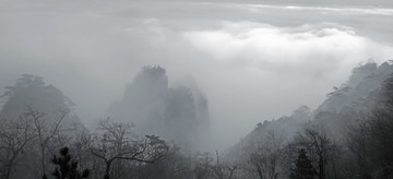 水墨黄山