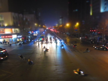 城市交通夜景