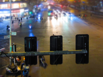 城市道路夜景