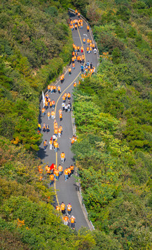 团队登山活动