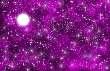 高清樹影星空吊頂軟膜裝飾畫