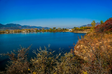 泰山西路石蜡河风光