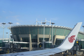 韩国仁川机场航站楼之外景