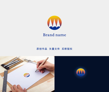 帆船logo标志