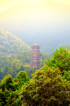 深山古寺