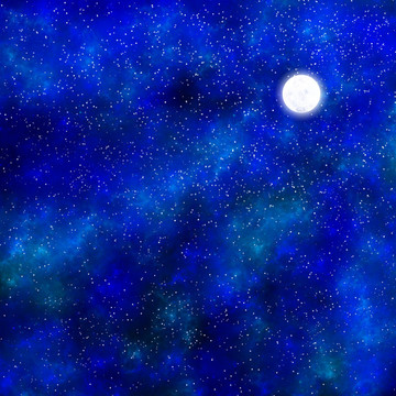 高清星空裝飾畫