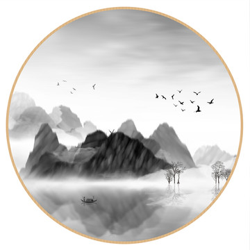 工藝裝飾水墨畫