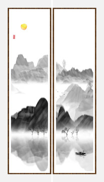 工藝裝飾水墨畫