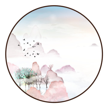 意境禪意裝飾抽象畫