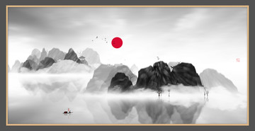 抽象畫(huà)彩墨肌理油畫(huà)