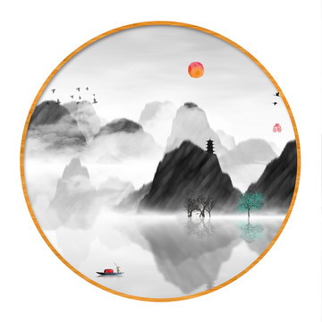 寫意山水畫