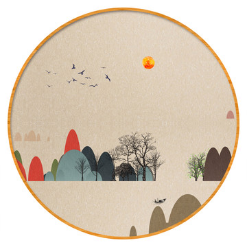 寫(xiě)意山水畫(huà)