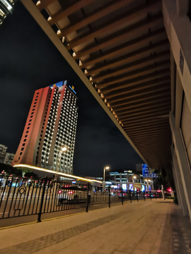 都市街道夜景