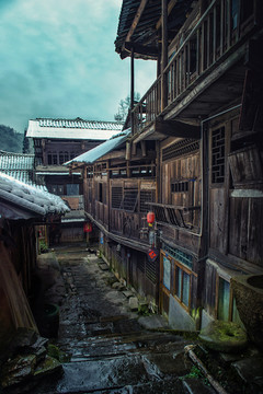 高庙古镇雪景